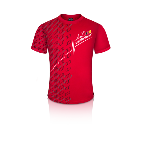 T-shirt - Baumwolle - Kurze Ärmel - Rot - AZ-MT Design
